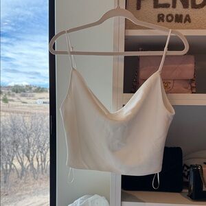 Zara Europe Elegant White Women's Cami Top Small - Never worn